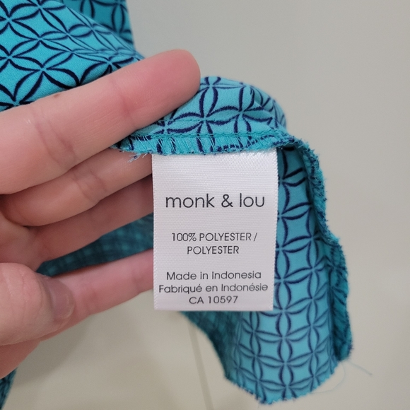 Monk & Lou Breezy Top, Size S - Picture 3 of 10